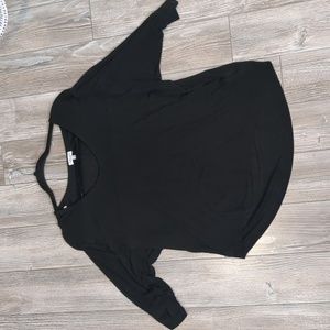 5/$25 Splendid Black Smocked Top XS